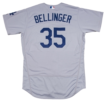 2017 Cody Bellinger Game Used Los Angeles Dodgers Road Jersey For Career Home Runs #16 & #17 On 6/13/2017 (MLB Authenticated)